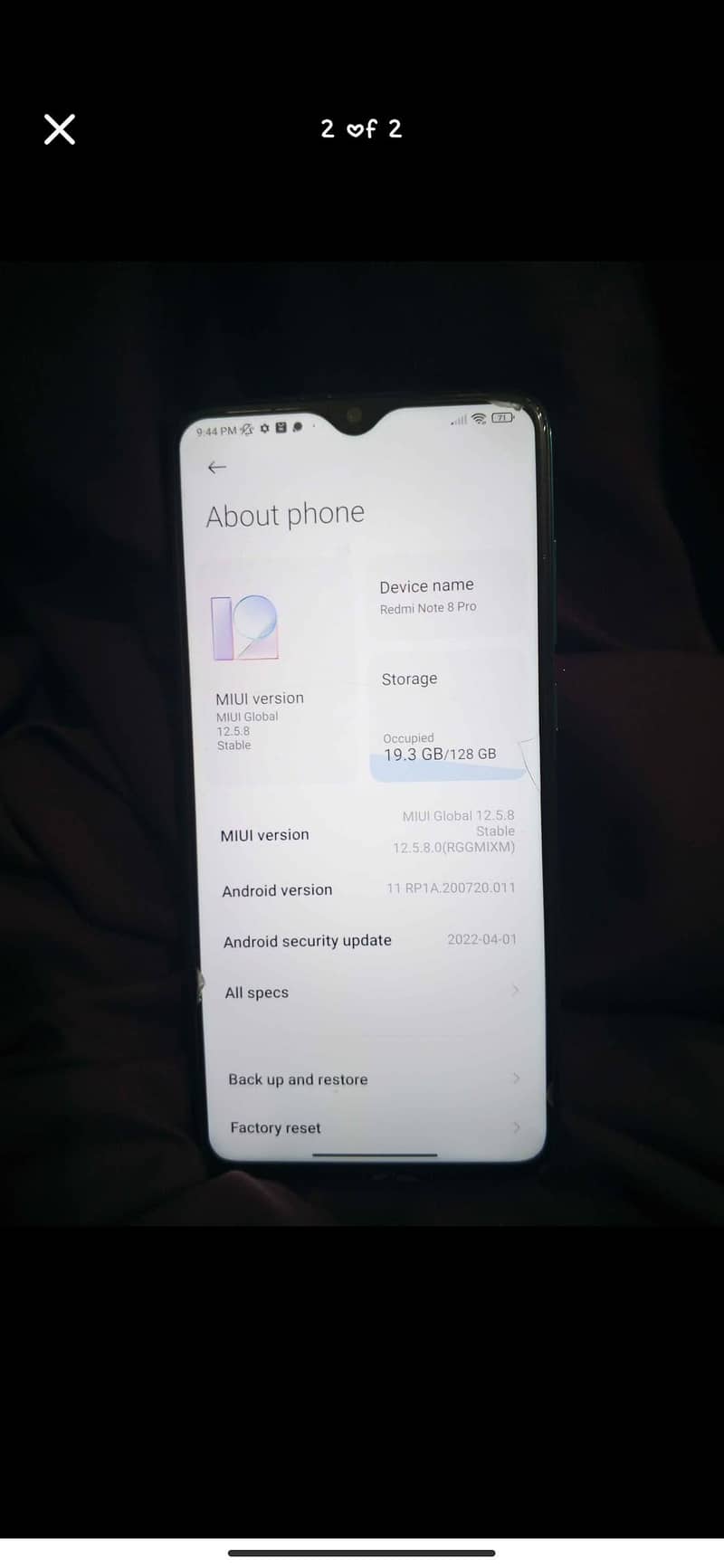 Redmi note 8 pro 0