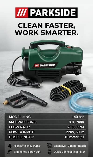 Pressure Washer China Brand new Parkside