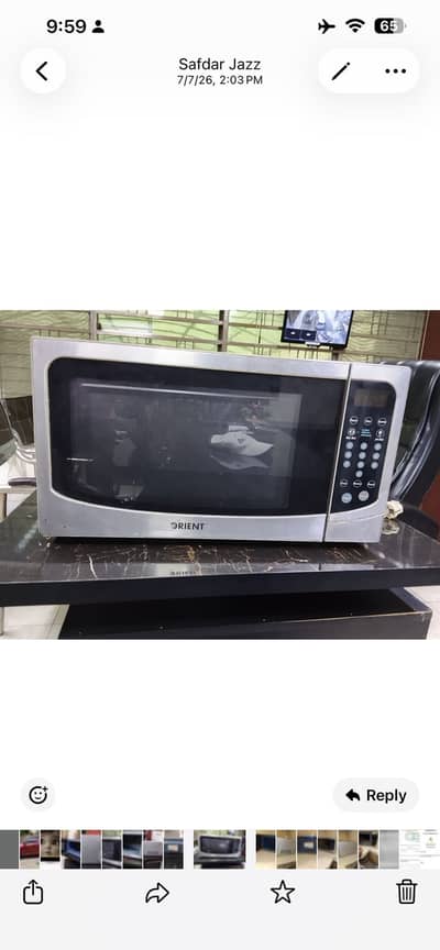 38 liter orient microwave large size