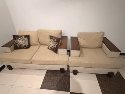 Sofa set with table