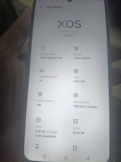 Infinix Smart 9 box charger
