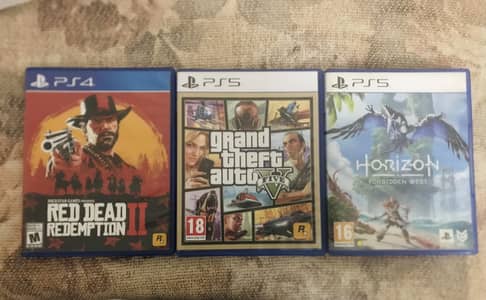 GTA V + RDR 2 + Horizon Forbidden West (PS5 bundle)