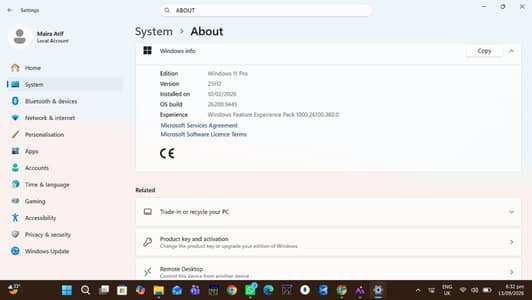 Core i5 10th generation laptop/8GB RAM/ window 11 pro (urgent sale)