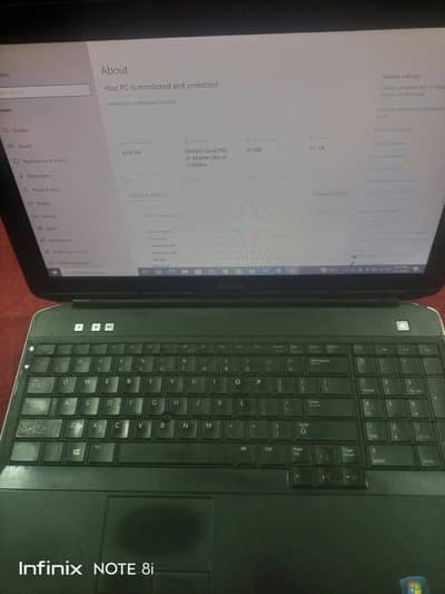 Core i 7 Dell laptop for sell 3rd generation SSD 128GB