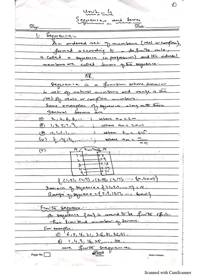 Sequence and Series 0