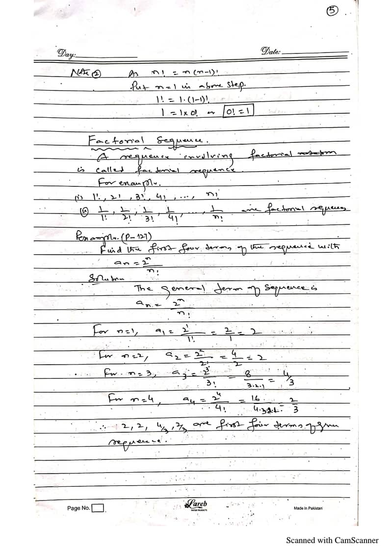 Sequence and Series 4