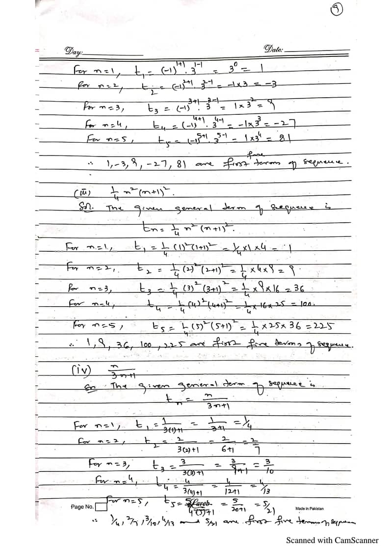 Sequence and Series 8