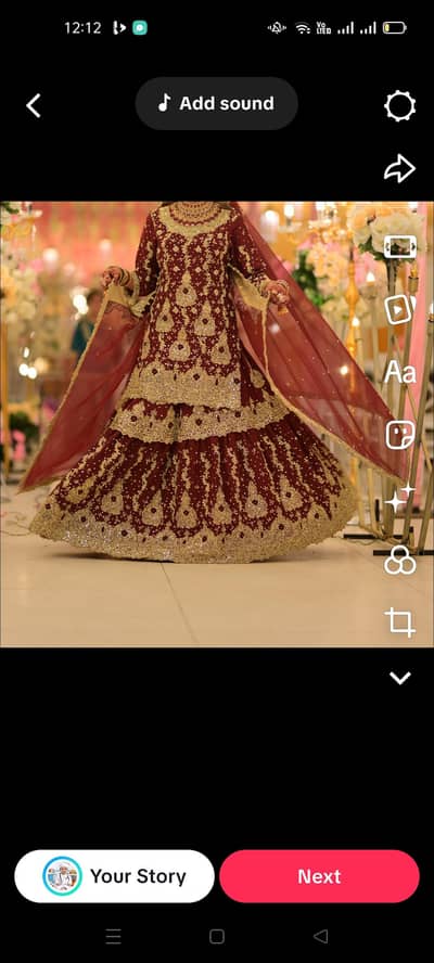 only one time used colour dark maroon