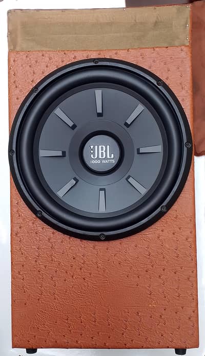 JBL Stage 1210 1000Watt 12Inch Original Subwoofer with hevy Box lether