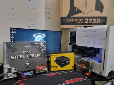 Gaming PC with ryzen 5 3600 and rx 570