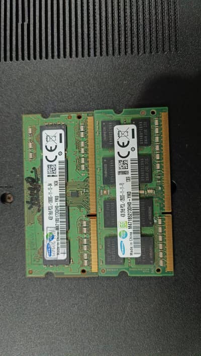 2Laptop RAMs 4gb+4gb used good condition