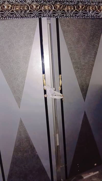 Silver Grey Two door wardrobe
