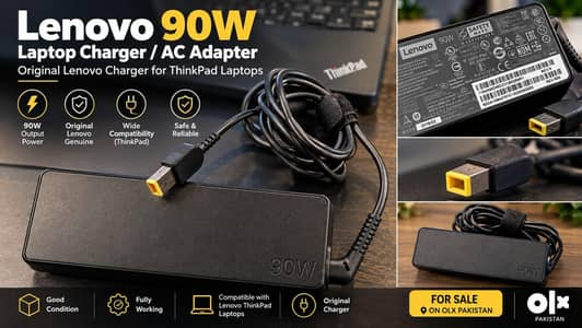 Genuine Lenovo  90W adapter