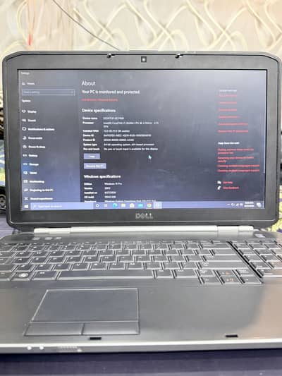 Dell intel core i7 2nd gen E5520 latitude