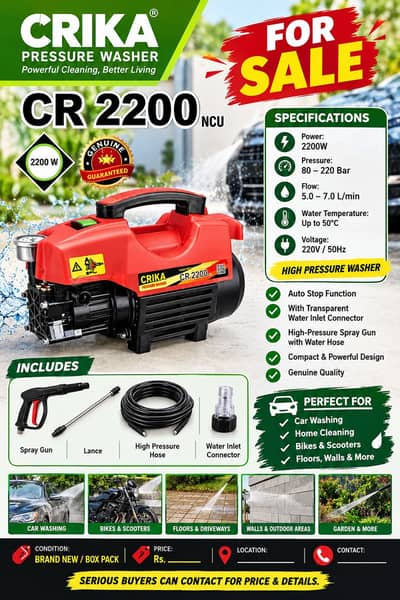 pressure washer urgent sale
