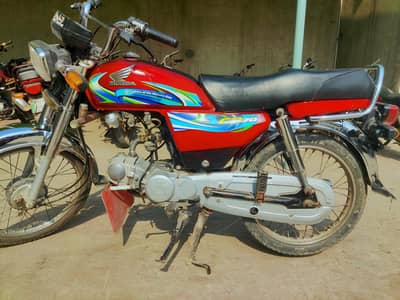Honda CD 70 2024 model applied for exchange possible with 125