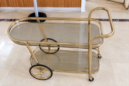 Tea Trolley Serving