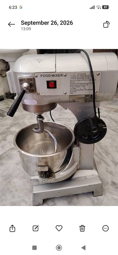 food mixer for urgent sale in ,10/10conditon
