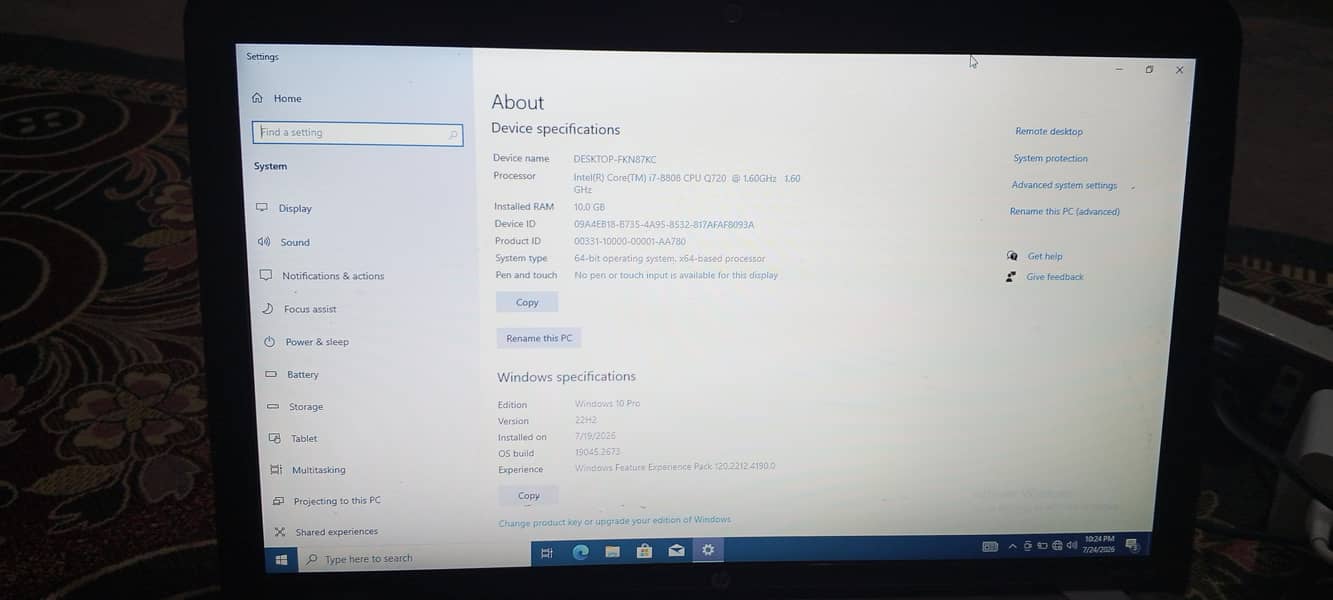 hp laptop 1