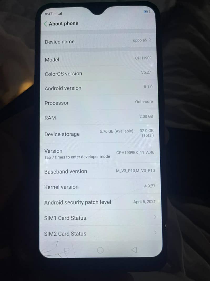 OPPO A5 3