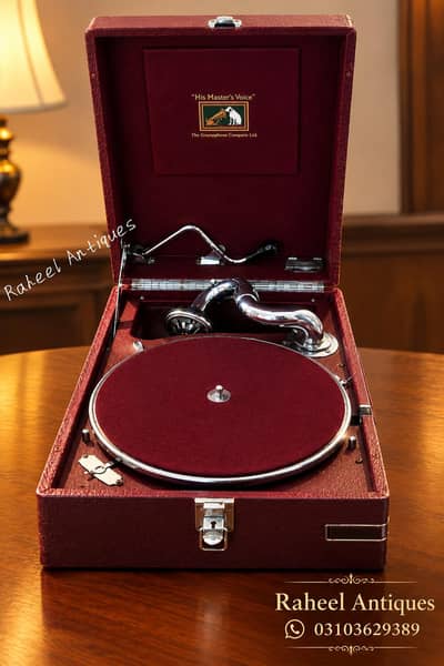 Vintage His Master’s Voice Gramophone