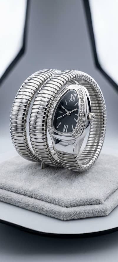 Womens Butterfly Quartz Watch And Bracelet Set