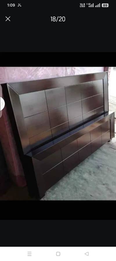 Wooden bed set-Queen size bed-Stylish bed set-bed for sale-bridal bed