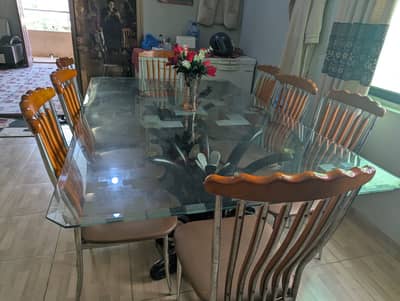 Dining table 8 seater big size