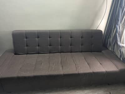 3 Seater Sofa Cum Bed | Good Condition 8/10 | Brown