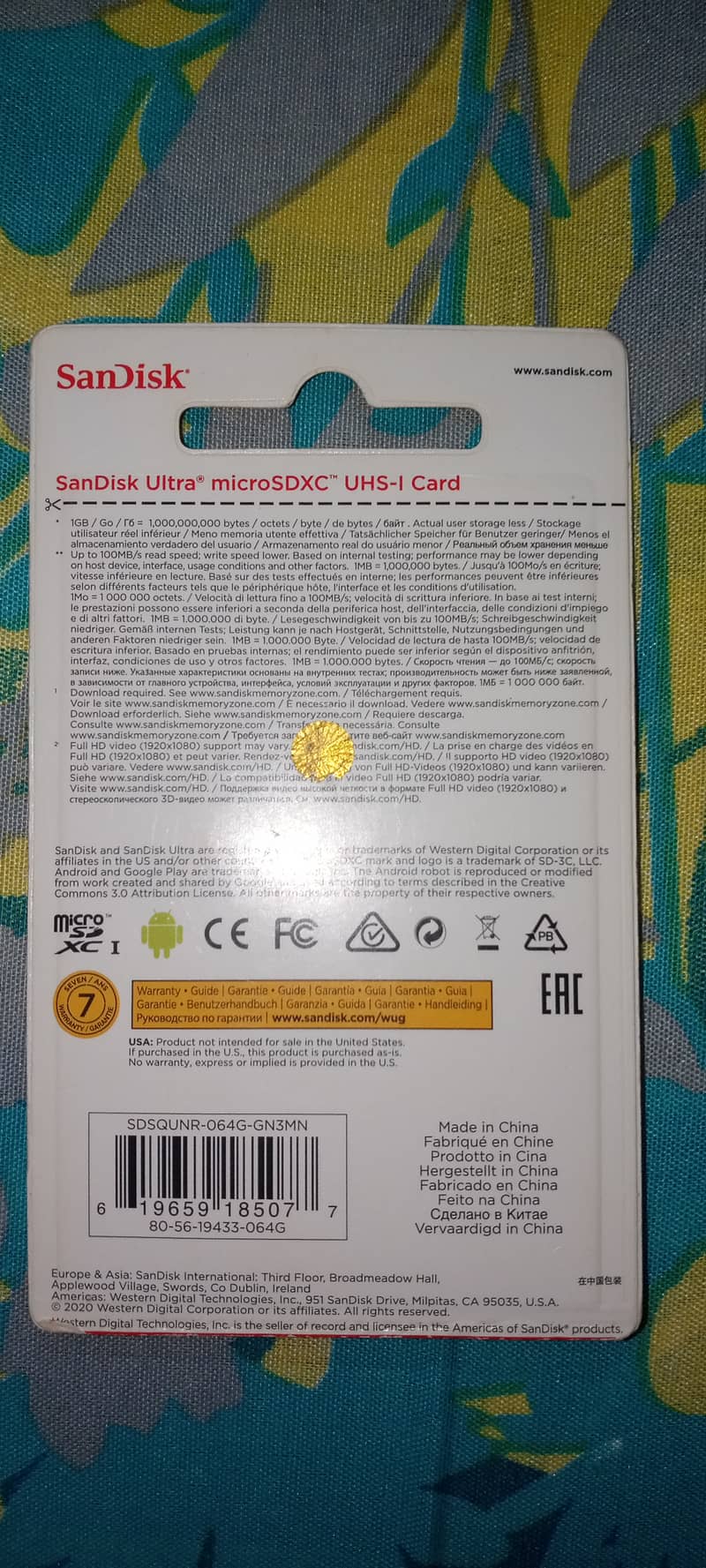 Memory card 1