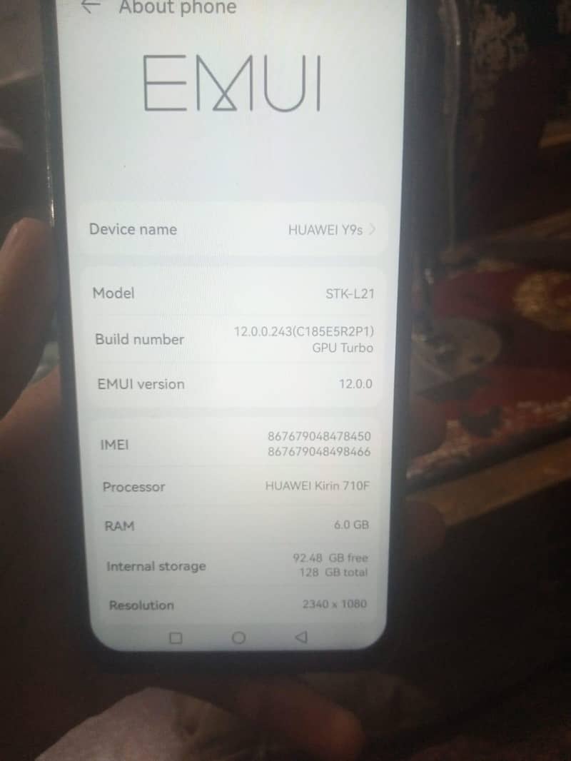 Huawei Y9s 2