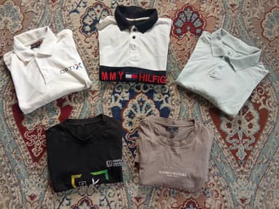 5 Used T Shirt Sale for Only Rs. 1000
