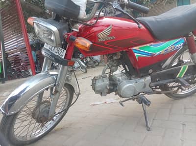 honda cd 70 2018model saf condition mein available ha