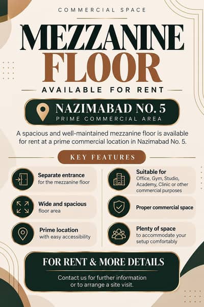 Mezzanine Floor Rent