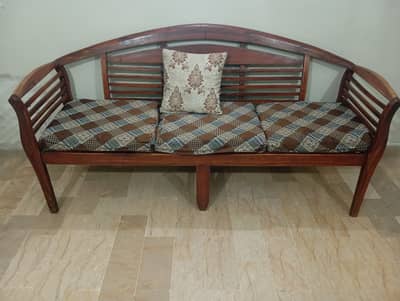 5 seater Wooden sofa for small house