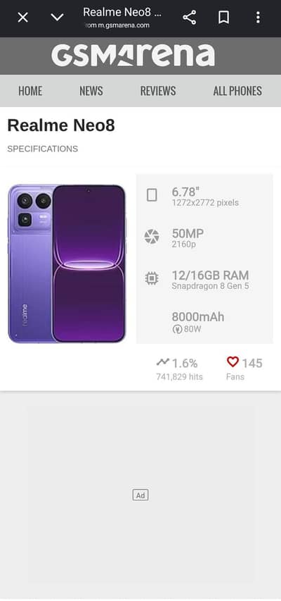 Realme Neo 8