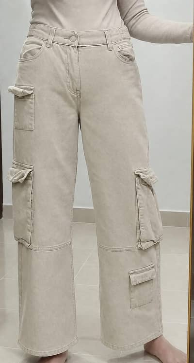 Beige Pants in Cargo
