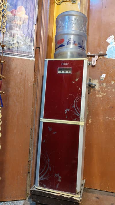 Haier  Water Dispenser + Refrigerator  For Sale | Good Condition