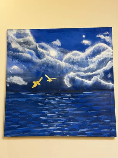 moonlit painting