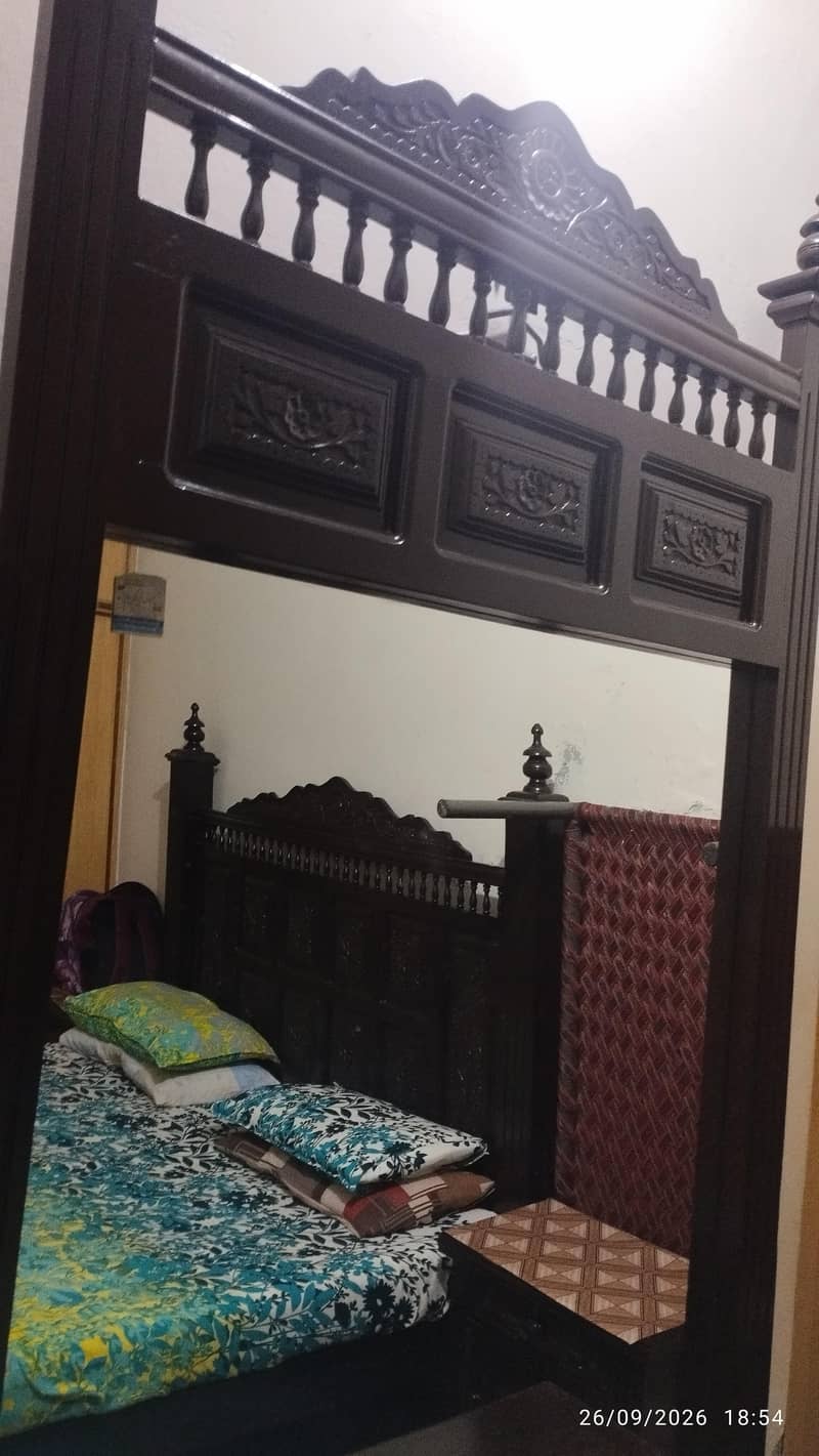 bed with dressing table 1