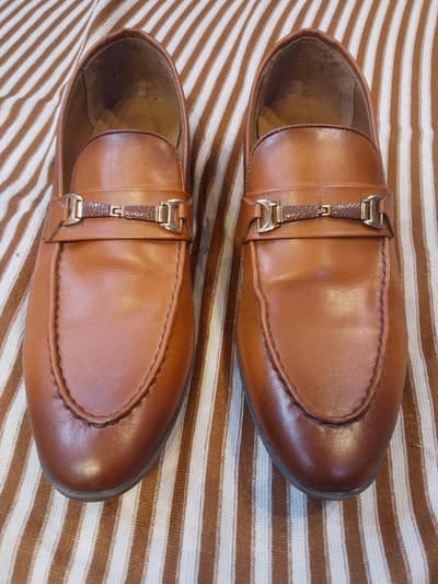 Ambassador by Bata Original Leather Loafer - Size 11 - Brown - Like N