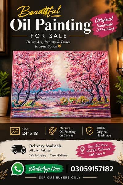 Handmade Oil painting On Canvas