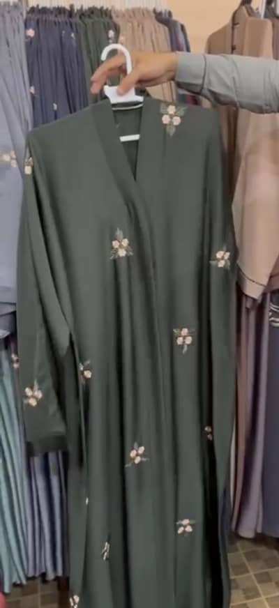 Trendy Embroidered Abaya at low Price