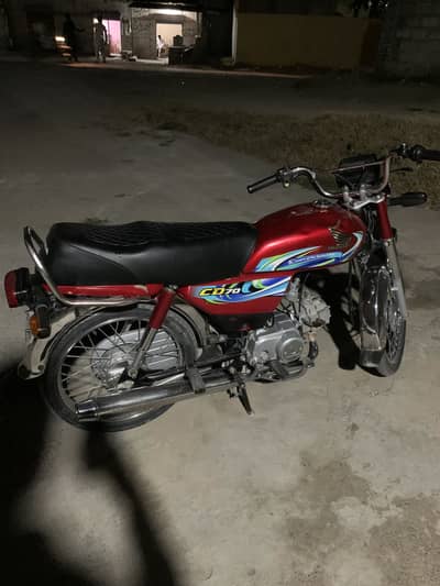 Honda Cd 70 2024 model Islamabad registered