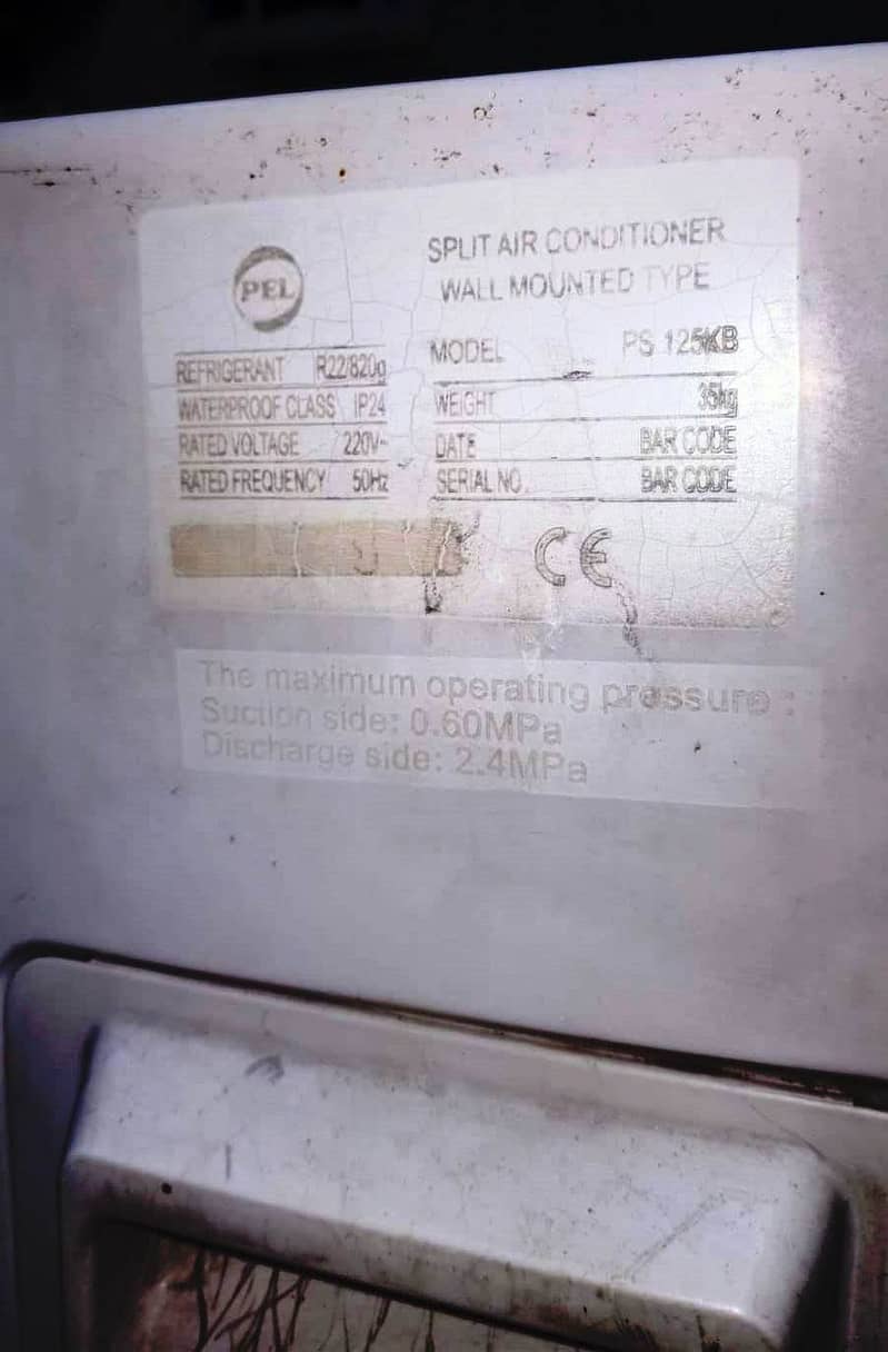 PEL Split AC 1 Ton 6