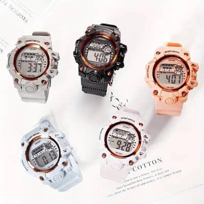 Digital Sports Watch | Waterproof LED Watch for Boys & Girls ⌚