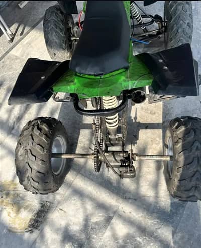 ATV quad bike body number 7 at back 2 new tyres
