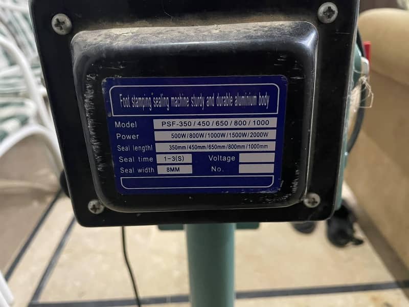 Sealing/packing machine 8