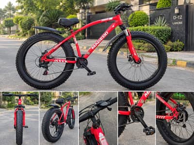 Imported Fat Tire Mountain Bike | Shimano Gears | Disc Brakes