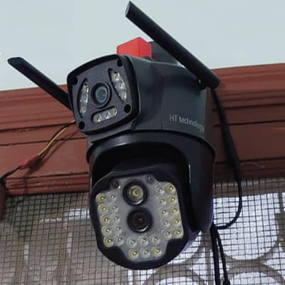 Dual Lens PTZ high resolution Camera